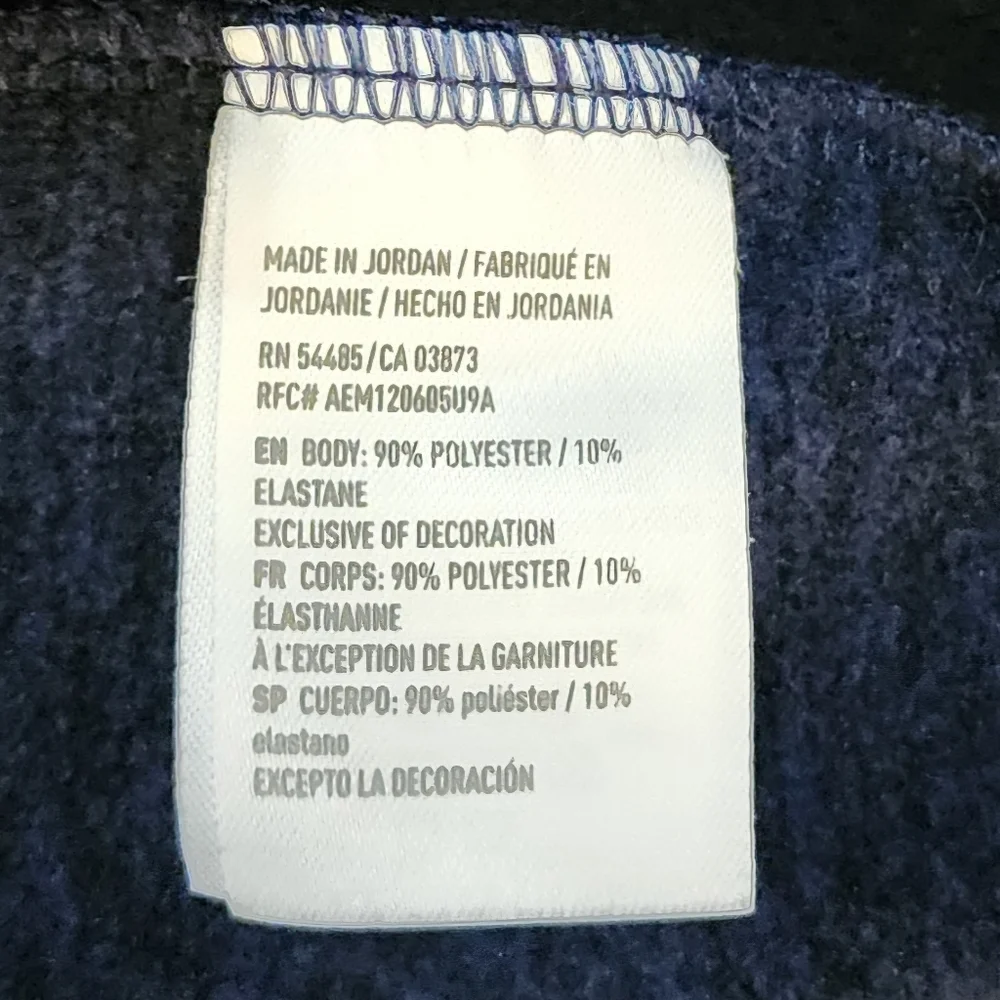 American Eagle Outfitters Men's Blue and Black Golf Jacket XL